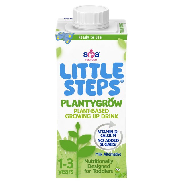 SMA Little Steps Plantygrow Plant-Based Growing Up Drink 1-3 Years   200ml GOODS M&S   