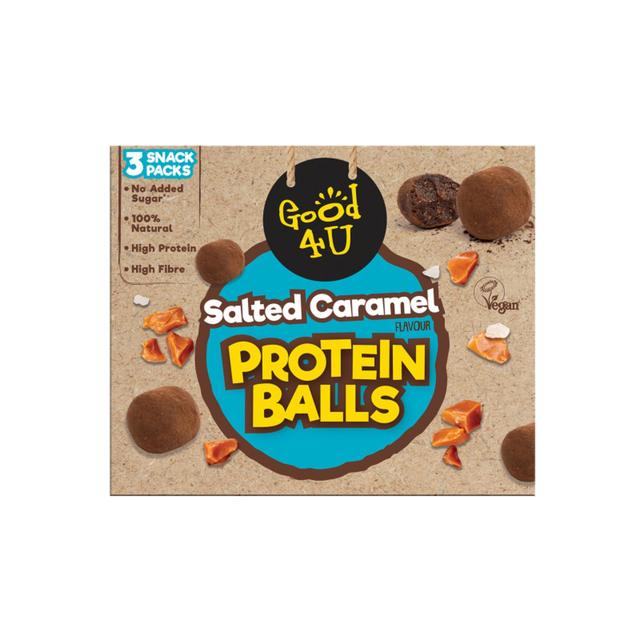 GOOD4U PROTEIN BALLS SALTED CARAMEL MULTIPACK   3 x 40g GOODS M&S   