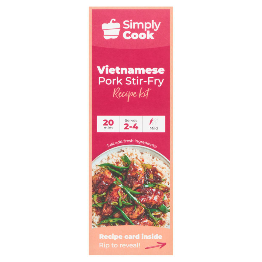 Simply Cook Vietnamese Pork Stir-Fry Recipe Kit 85g