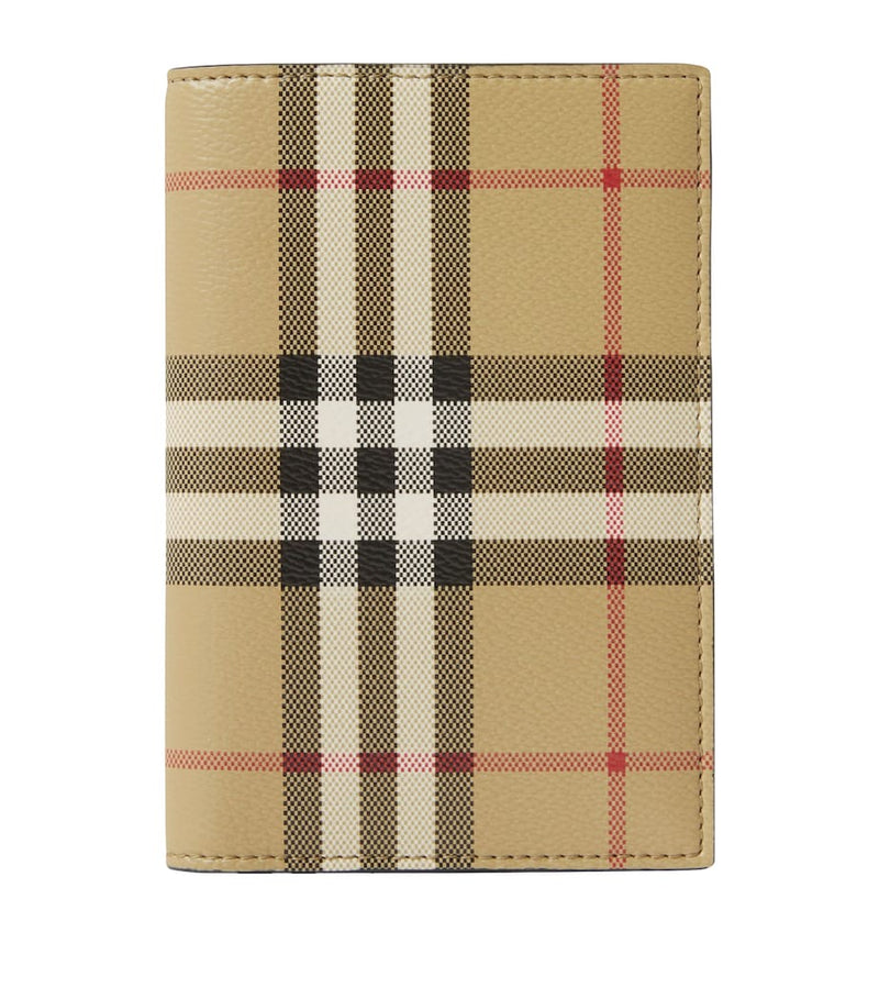 Burberry check passport holder - British product