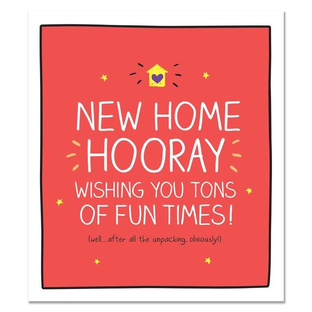 Happy Jackson New Home Hooray Card GOODS M&S   