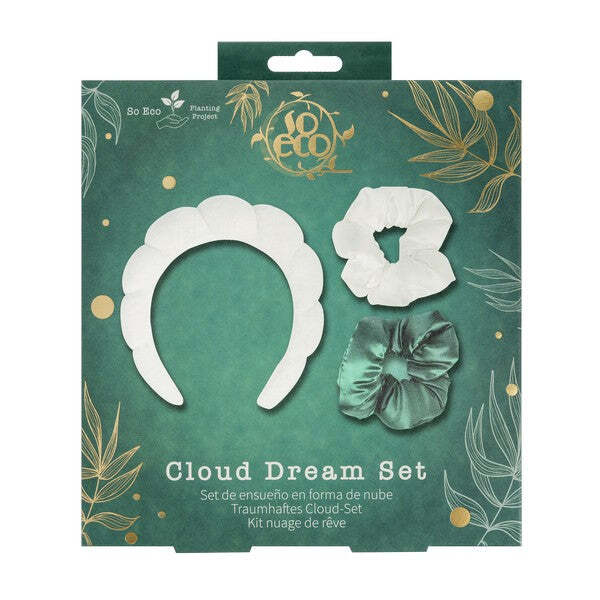 So Eco cloud headband and scrunchies set (British brand)