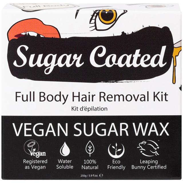 Sugar Coated Full Body Hair Removal Kit   200ml