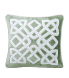 Yves Delorme Entrelac Marine cushion cover 45cm, UK version