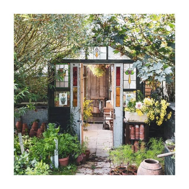 Gardeners World Potting Shed Blank Card GOODS M&S   