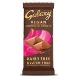 Galaxy Vegan Dairy Free Smooth Crumbled Cookie Chocolate   100g GOODS M&S   