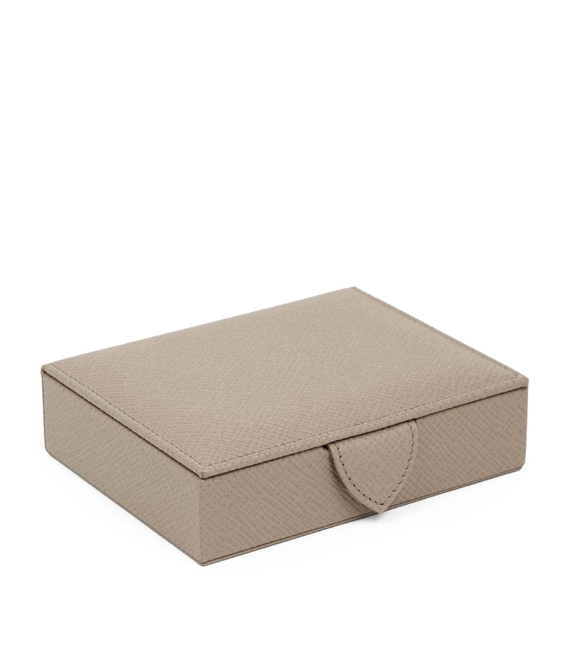 Smythson Small Panama Leather Jewellery Box (British brand)