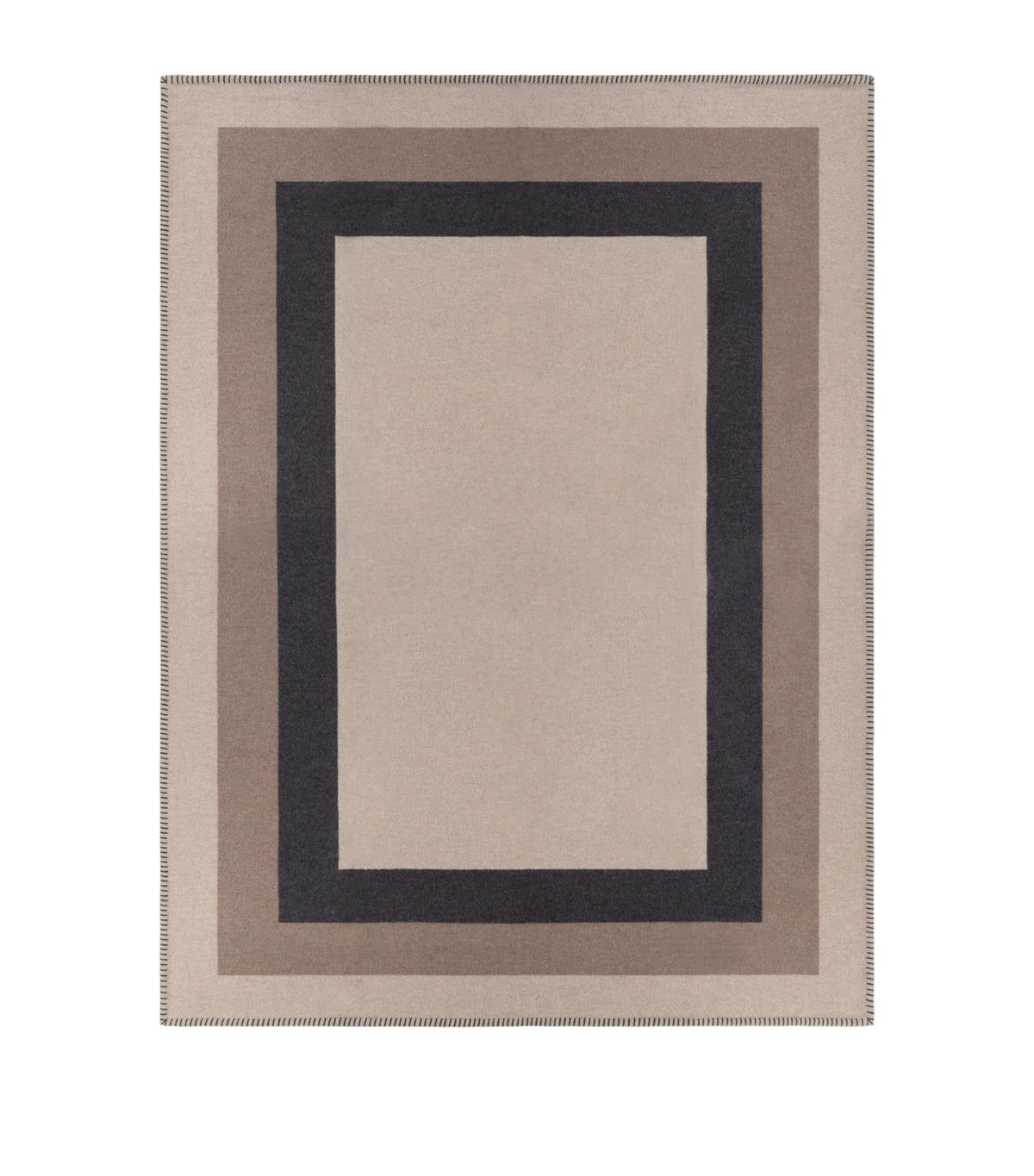 Begg x Co lambswool-cashmere Valatzu Josef blanket 137cm x 180cm - British product