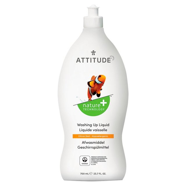 Attitude Washing Up Liquid Citrus Zest   700ml