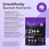 Nutravita ZM+ supplement 180 tablets (British brand)