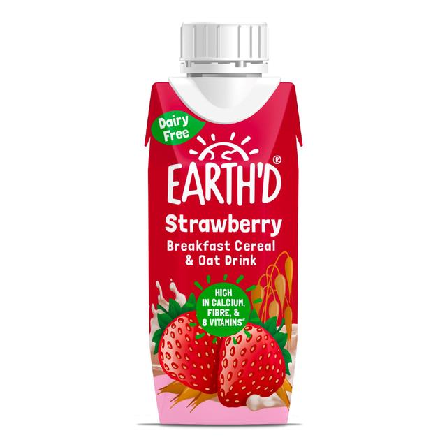 Earth'd Breakfast Cereal & Oat Shake - Strawberry   250ml