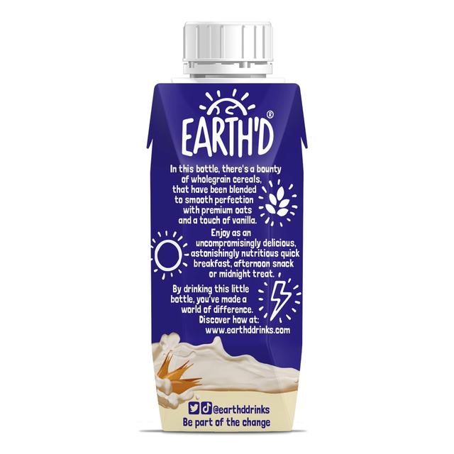 Earth'd Breakfast Cereal & Oat Shake - Vanilla   250ml GOODS M&S   