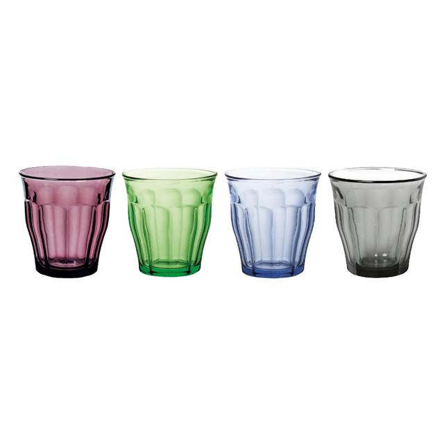 Duralex Picardie Tumblers Mixed Colours 250ml   4 per pack GOODS M&S   