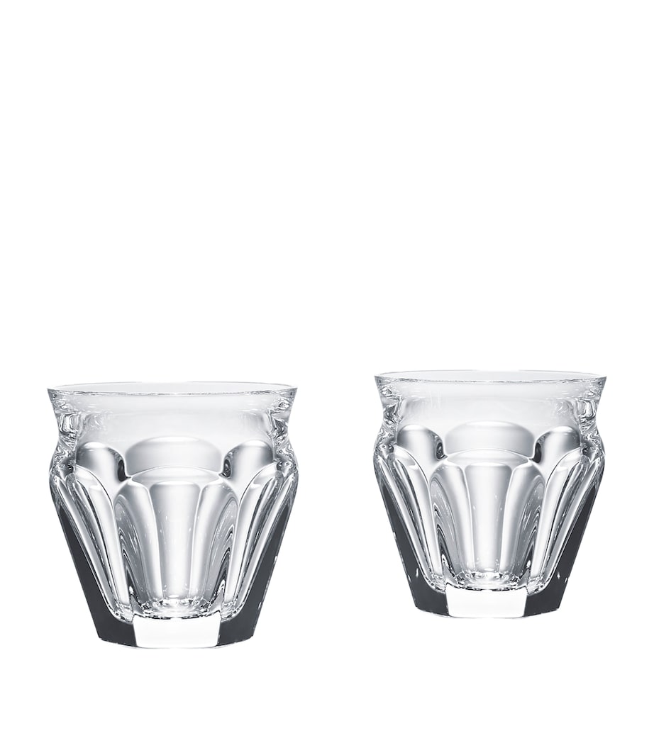Baccarat Harcourt Talleyrand crystal tumblers 90ml - British product