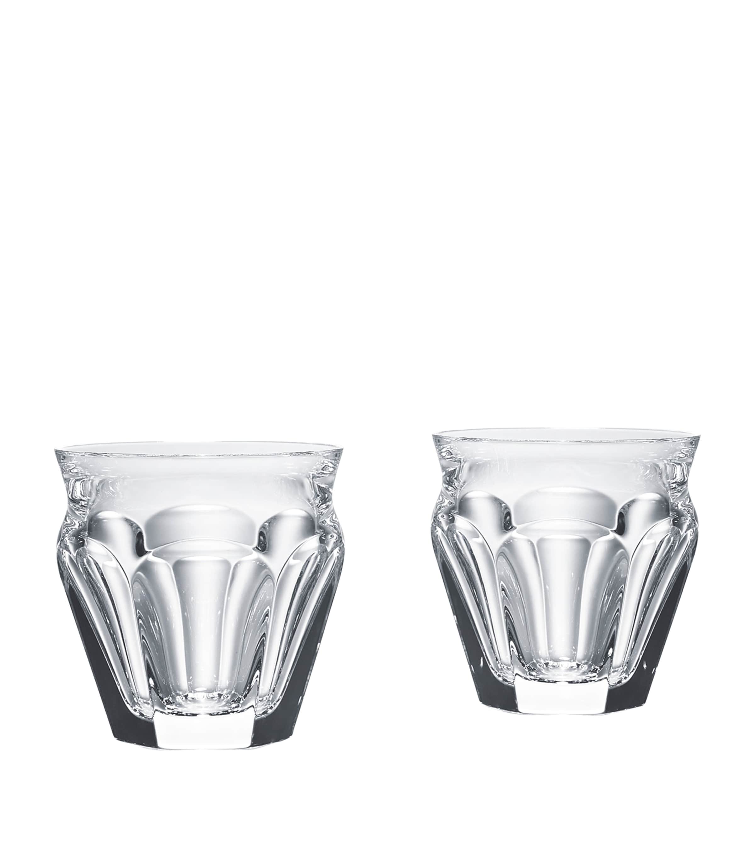 Baccarat Harcourt Talleyrand crystal tumblers 90ml - British product
