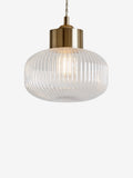 Clear Lexington Easy Fit lamp shade, imported from the UK