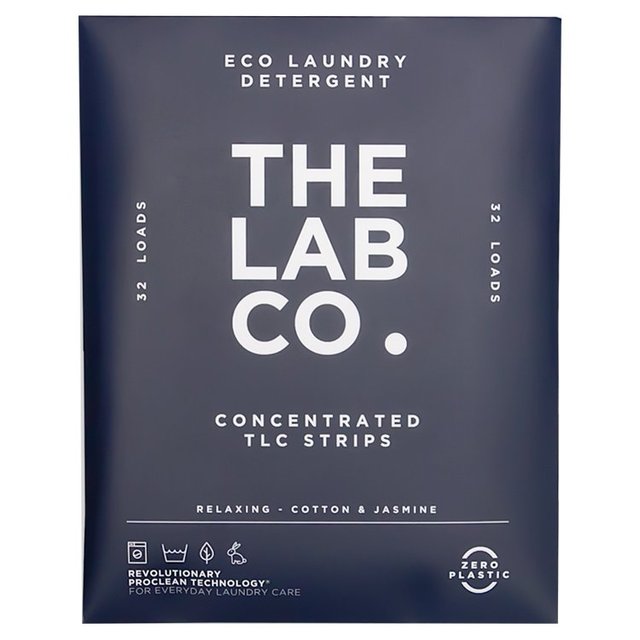 The Lab Co. Laundry Detergent Sheets Non Bio Relaxing Scent 32 Loads   32 per pack GOODS M&S   