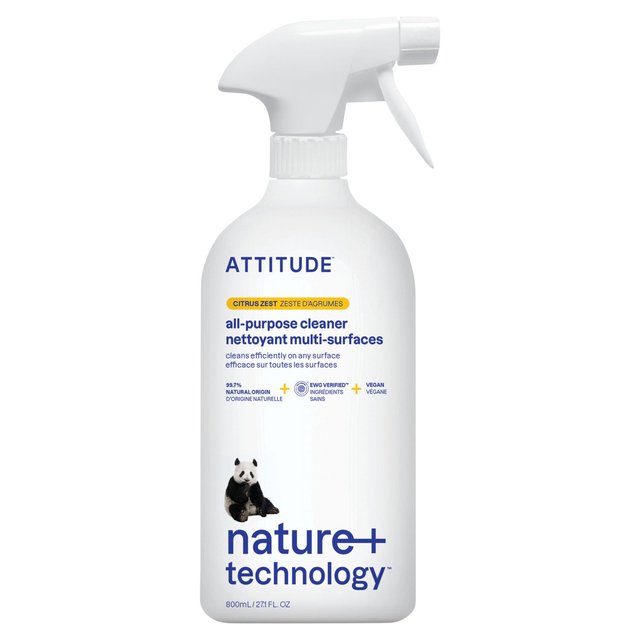 Attitude Multi Surface Cleaner Citrus Zest   800ml