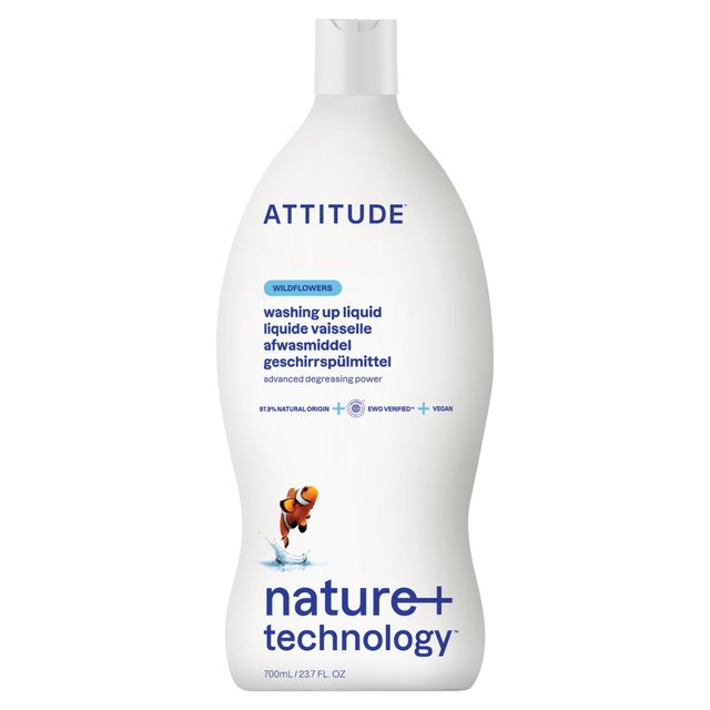 Attitude Eco-Friendly Washing Up Liquid Wildflowers   700ml GOODS M&S   