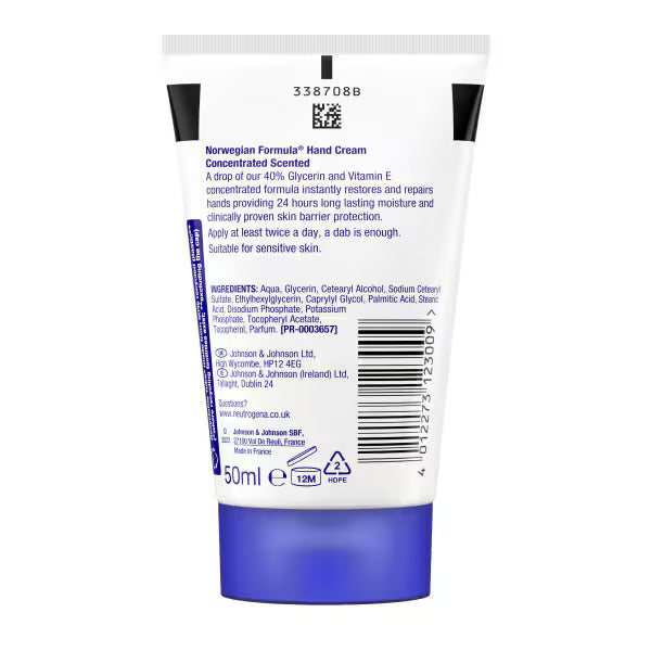 Neutrogena Hand Cream Norwegian Formula 50ml, imported from the UK