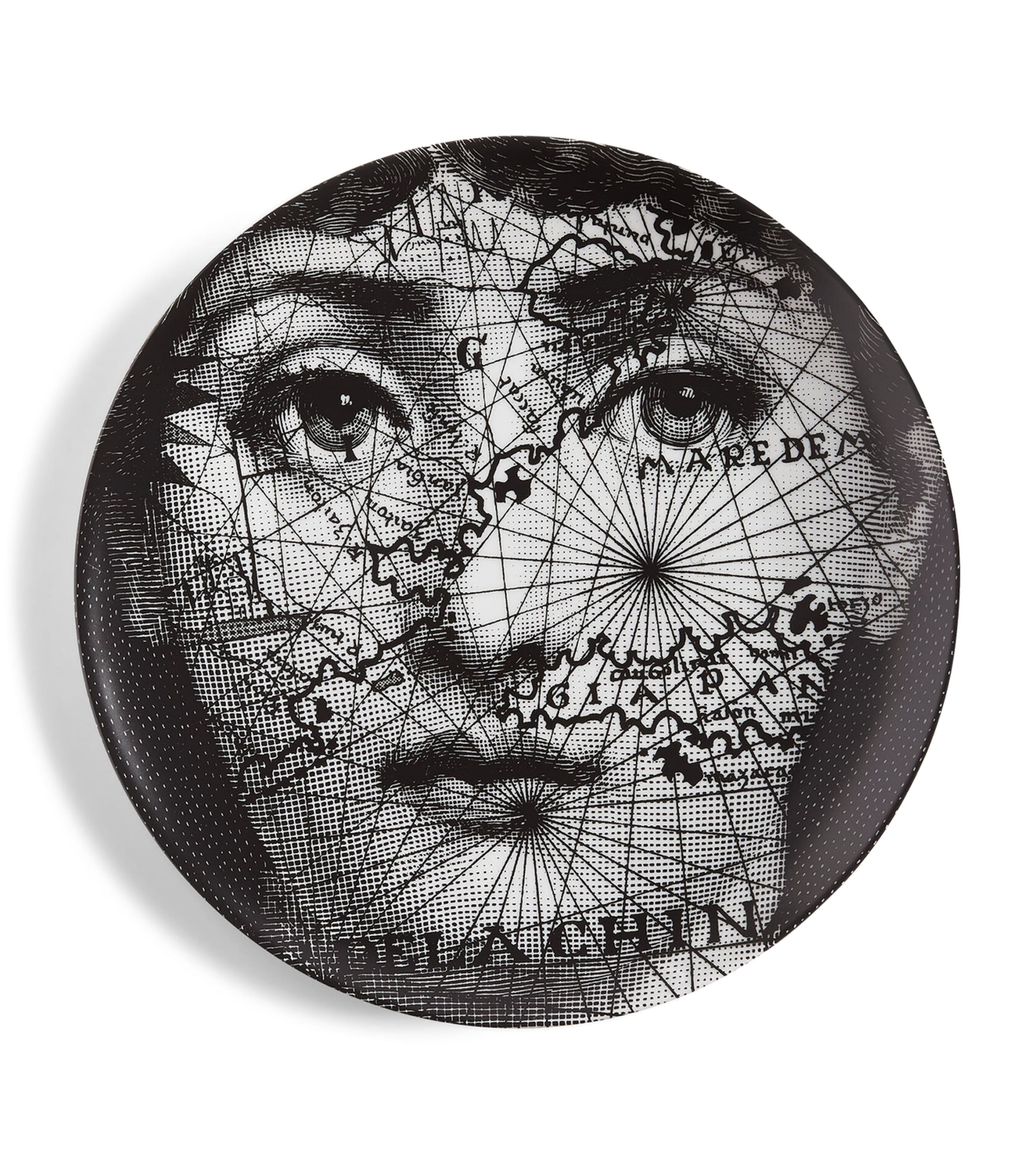 Fornasetti Tema e Variazioni No. 94 wall plate 26cm - British product