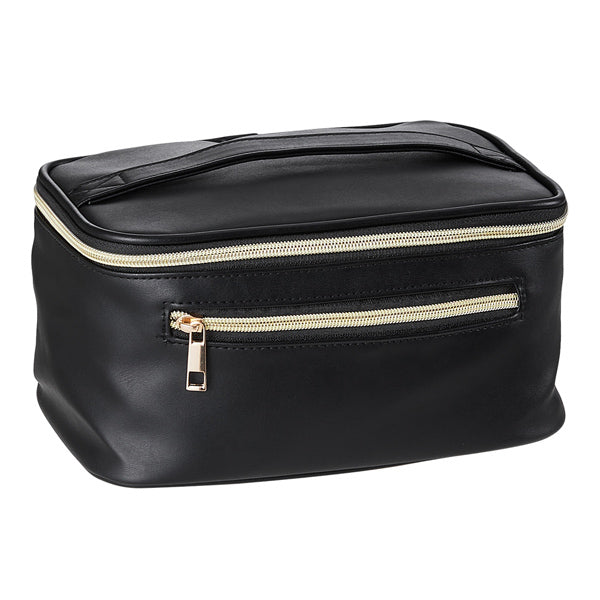 Livingandhome large travel makeup bag PU leather, UK version