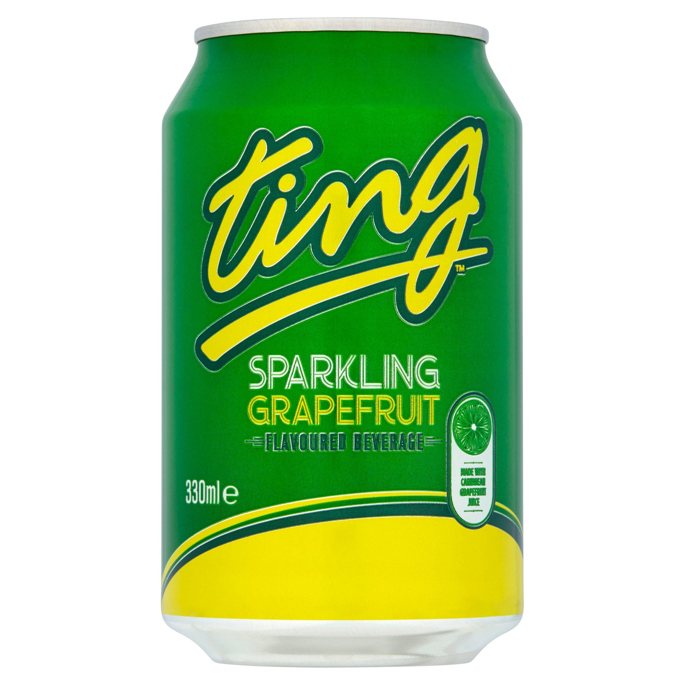 Ting Grapefruit Crush 330ml African & Caribbean Sainsburys   
