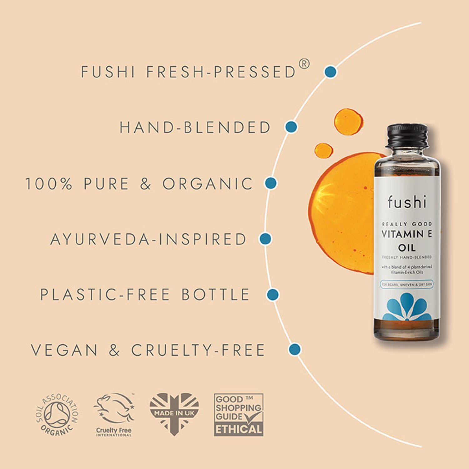 High Strength Vitamin E Plant-Based Skin Oil 50ml
