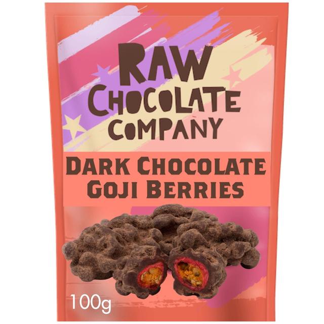 The Raw Chocolate Company Chocolate Goji Berries   100g