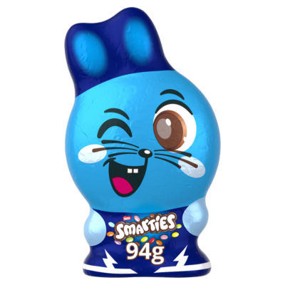 Smarties milk chocolate bunny hollow figure with mini Smarties 94g - British product