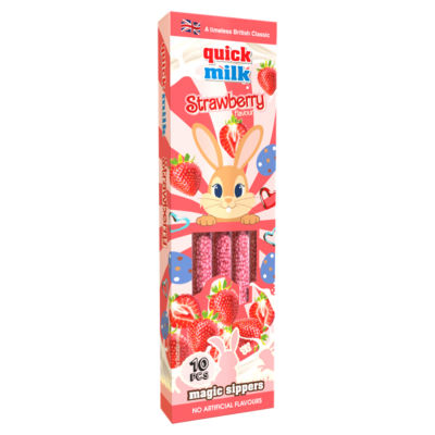 Dr. Moo strawberry milk flavour sipper 10 x 6g - British product