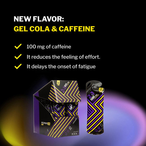 Recuperation Cola Caffeine Energy Gel 24 Pack, imported from the UK