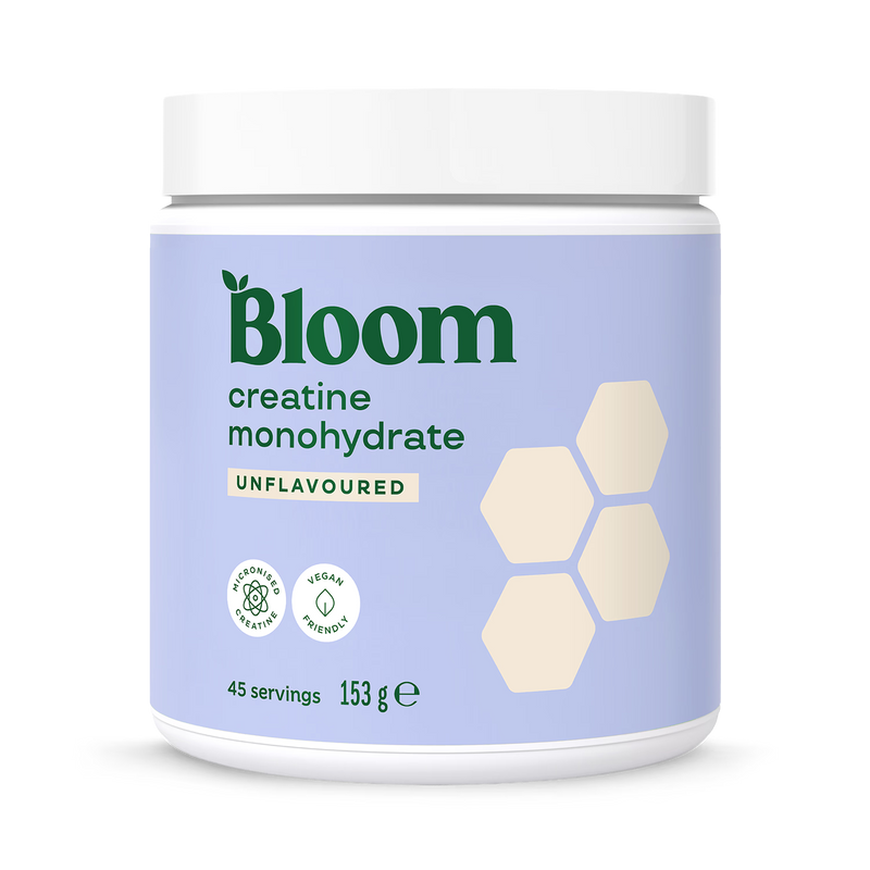 Bloom creatine unflavoured powder 153g (British brand)