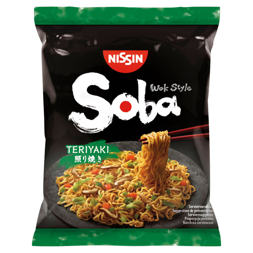 Nissin Soba Teriyaki Wok Style Stir Fry Noodles