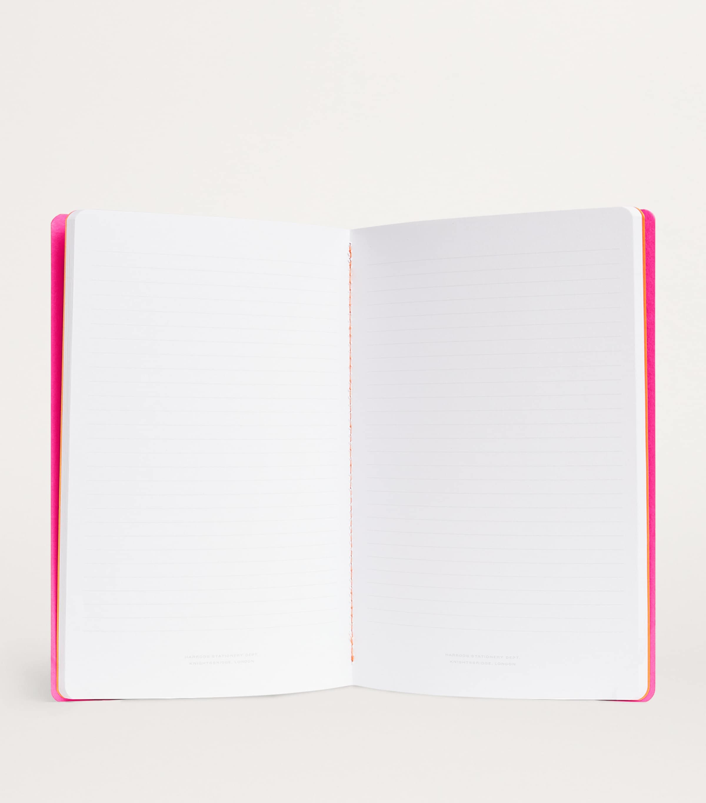 Harrods A5 notebook with magenta cover - British product
