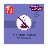 Misfits Wonky Chomp beef dog chews 170g, imported from the UK