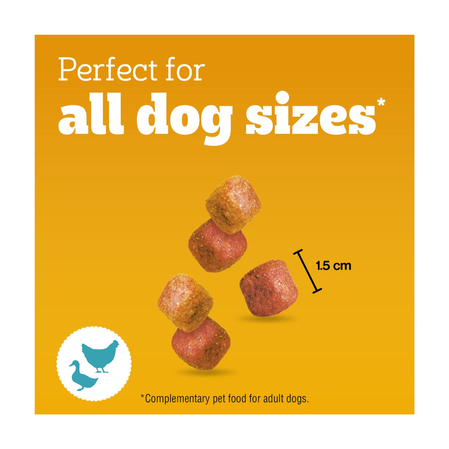 Pedigree chicken and duck chewy dog treats 130g, imported from the UK