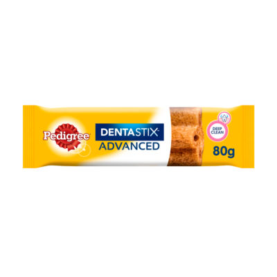Pedigree Dentastix Advanced chicken 80g dental chews imported from the UK