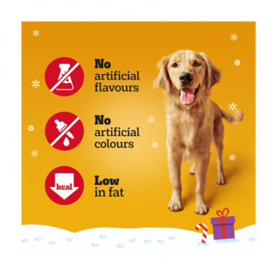 Pedigree Christmas Jumbone dog treats turkey flavour 180g - British product