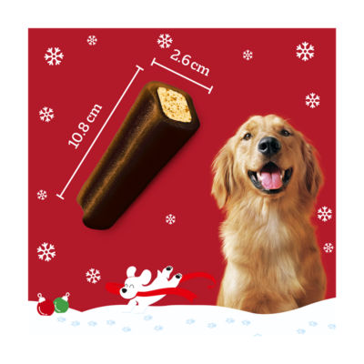 Pedigree Christmas Jumbone dog treats turkey flavour 180g - British product