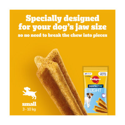 PEDIGREE Dentastix Light small dog treats 7 sticks, imported from the UK