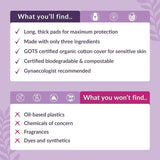 Natracare maxi pads regular absorbency 4 x 14 pack, UK version