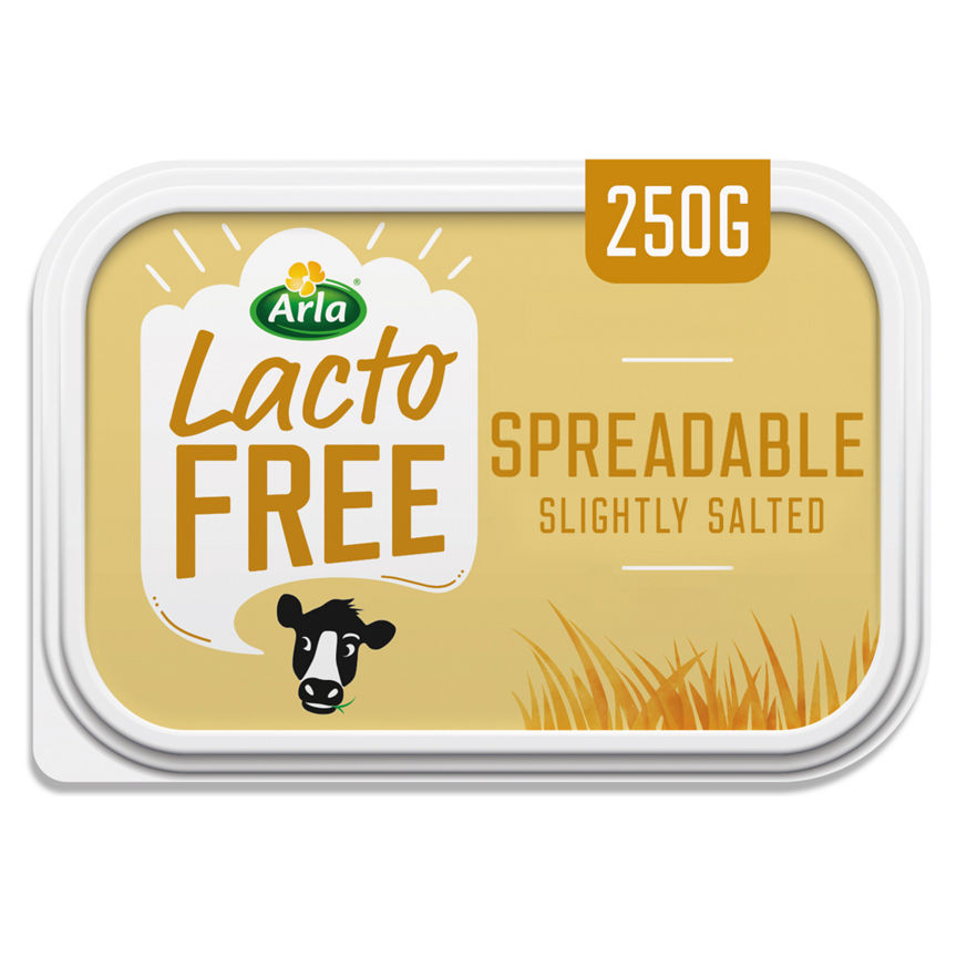 Arla LactoFREE Slightly Salted Spreadable Blend of Butter and Rapeseed Oil GOODS ASDA   