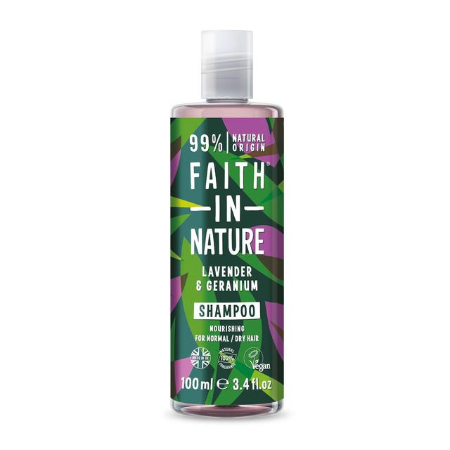 Faith In Nature Shampoo - Lavender & Geranium   100ml GOODS M&S   