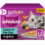 Whiskas 1+ Adults Wet Cat Food Pouches Tasty Mix Fish Selection in Gravy   12 x 85g GOODS M&S   