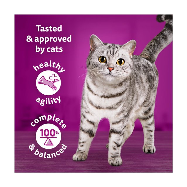 Whiskas 1+ Adults Wet Cat Food Pouches Tasty Mix Fish Selection in Gravy   12 x 85g GOODS M&S   