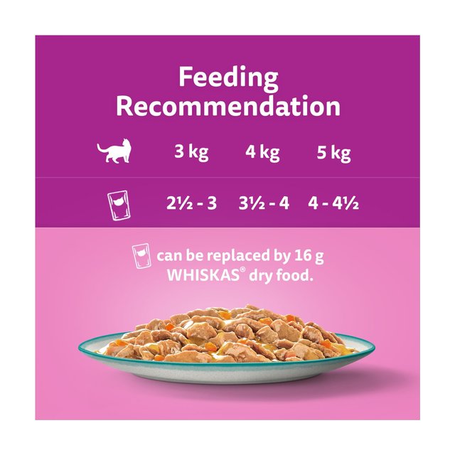 Whiskas 1+ Adults Wet Cat Food Pouches Tasty Mix Fish Selection in Gravy   12 x 85g