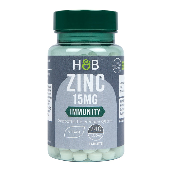 Holland & Barrett Zinc 15mg 60 Tablets GOODS Holland&Barrett   