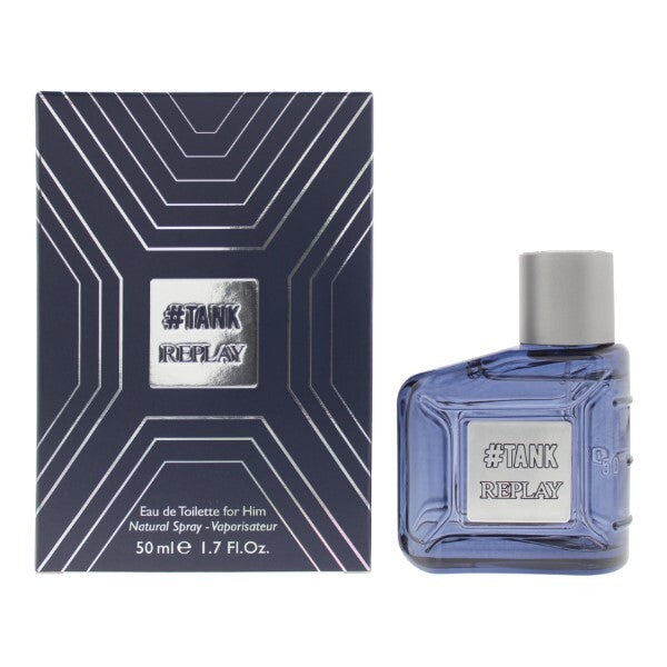 Replay Tank fragrance men's EDT 50ml, imported from the UK