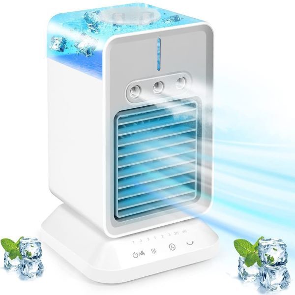 Leaper portable desktop air cooler fan - British product